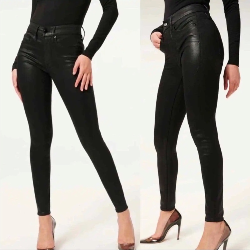 Good American Good legs coated jeans